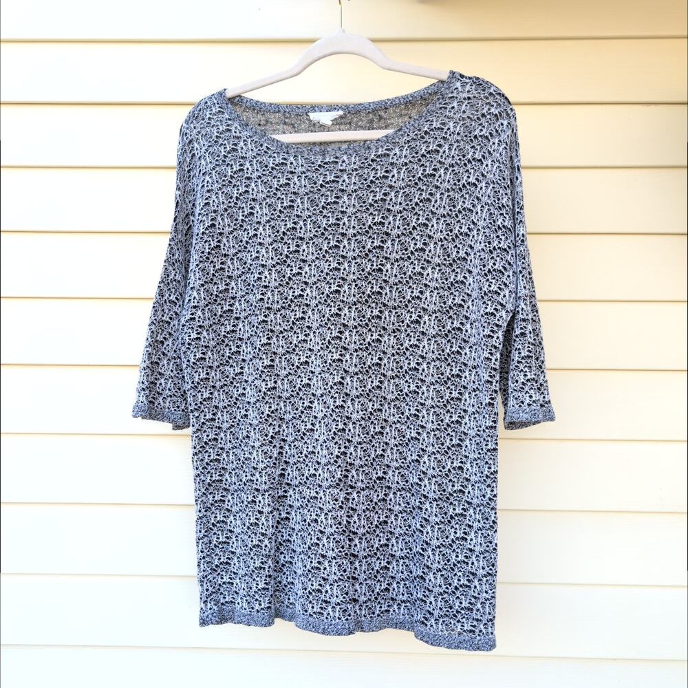 Eileen Fisher Italian Organic Linen Blend Modern Uniform LagenLook Top Women'sXL